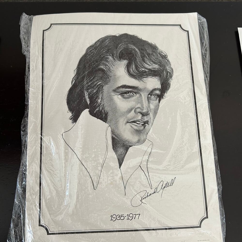 Elvis Presley Collection Handmade Portrait Photos Calendar 1960-70s Music Bundle - Picture 6 of 7